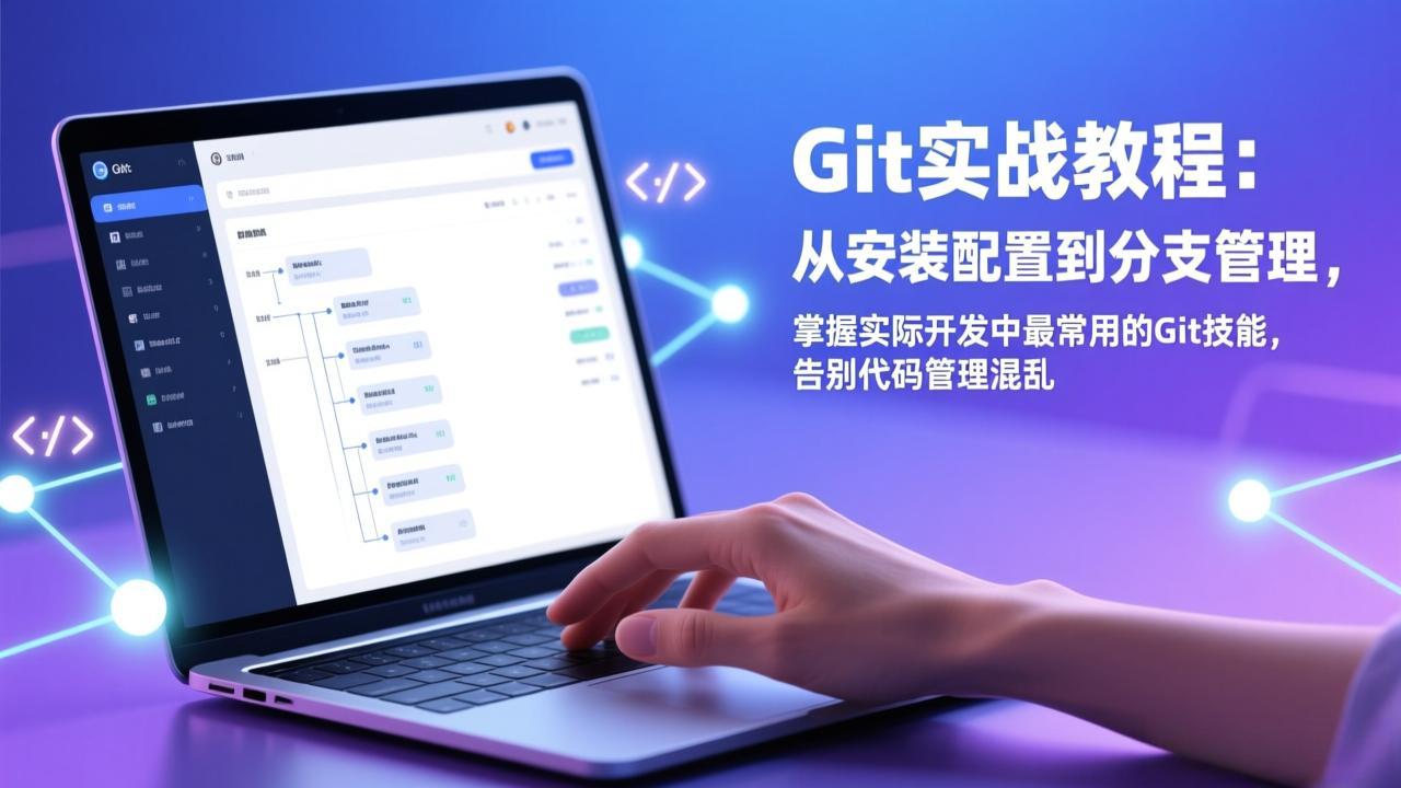 Git实战教程：从安装配置到分支管理，掌握实际开发中最常用的Git技能，告别代码管理混乱-优创云