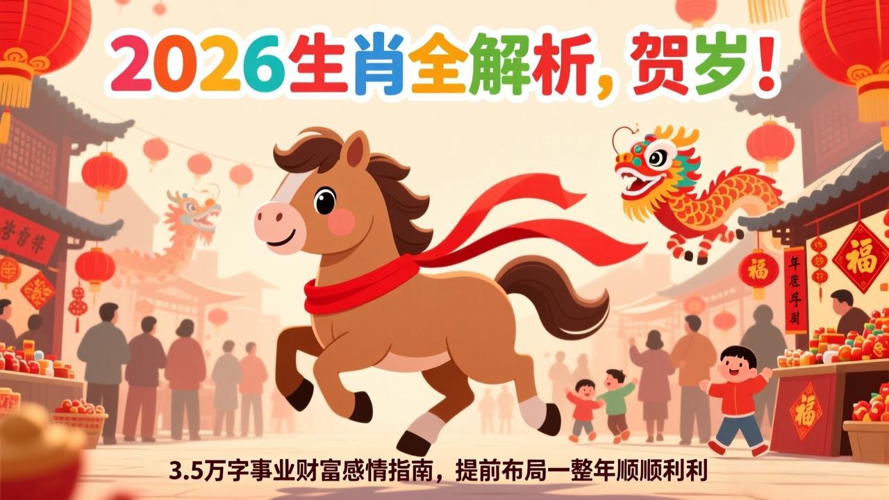 付费文章：贺岁！2026生肖全解析，3.5万字事业财富感情指南，提前布局一整年顺顺利利-优创云