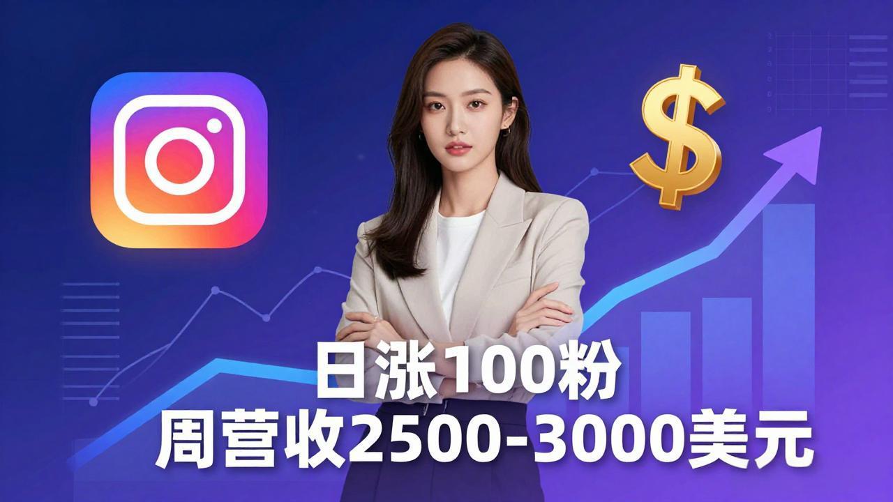想做数字产品？Sheri亲授：日涨100粉、每周2500至3000美元的营收，Instagram躺着赚-优创云