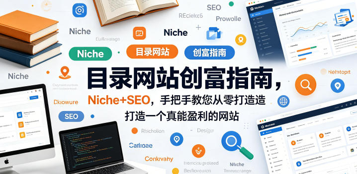 目录网站创富指南，Niche+SEO，手把手教您从零打造打造一个真能盈利的网站【原创双语字幕】-优创云