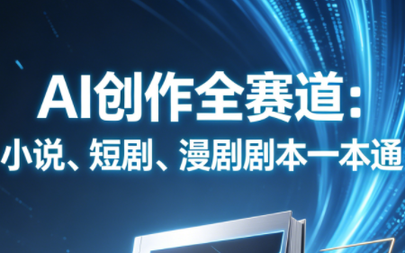 AI创作全赛道：小说、短剧、漫剧剧本一本通(更新5月)-优创云