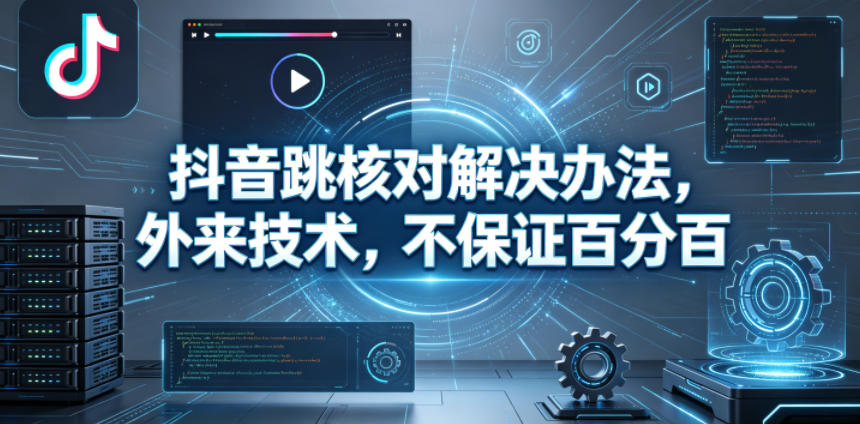 抖音跳核对解决办法,外来技术,不保证百分百-优创云