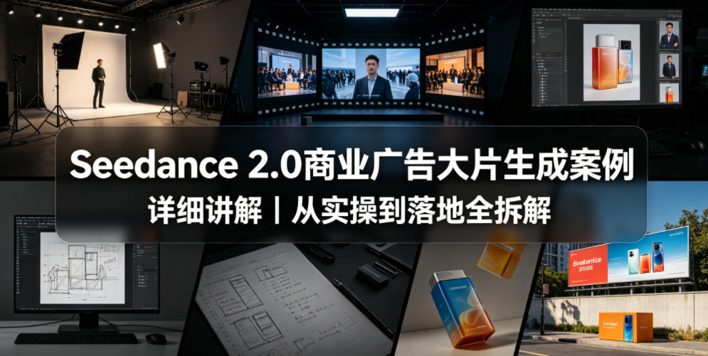 Seedance 2.0商业广告大片生成案例详细讲解|从实操到落地全拆解-优创云