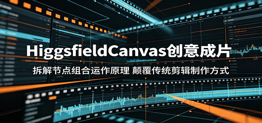 HiggsfieldCanvas创意成片:拆解节点组合运作原理,颠覆传统剪辑制作方式-优创云