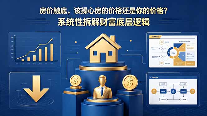付费文章:房价触底,该操心房的价格还是你的价格?系统性拆解财富底层逻辑-优创云